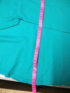 Bluish Green Up-down Pattern Kurti!!