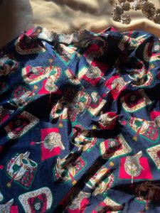 Oversized Printed Top