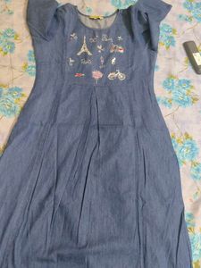 Cute Denim  Kurta