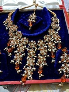 Orange Jewelry Set