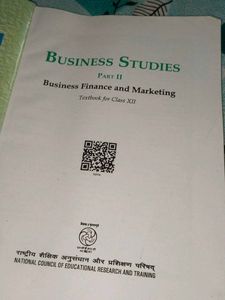 Class XII Business Studies Textbook
