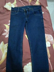 Dark Blue Denim Jeans