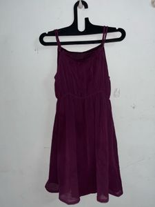 Elegant Purple Sundress