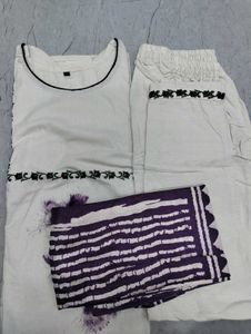 Womens Cotton Straight Kurti with Pant❤️😍