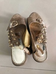 New Golden Sandals
