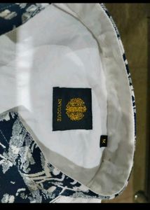 Stylish White &amp; Patterned Shirt