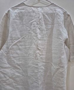 Pure linen short kurta