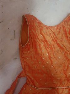 Shimmer Frock (With 2 Layer Of Cancan)