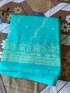 Elegant Green Saree