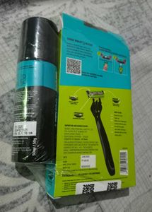 Sensi Smart Razor and Charcoal Shaving Foam Combo