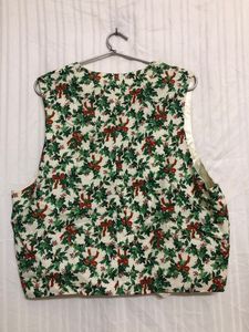 Floral Printed Green Vest