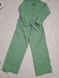 Green Two-Piece Set