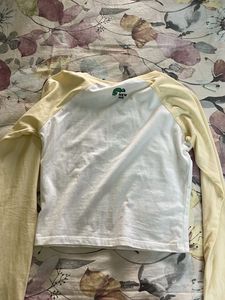 Graphic Print Long Sleeve Top