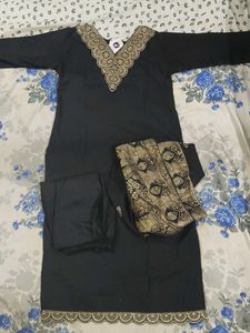 Elegant Black Kurta Set