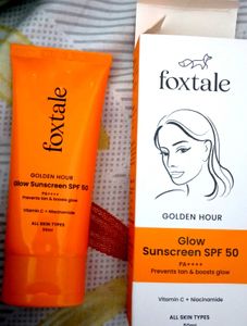 Foxtale Golden Hour Glow Sunscreen SPF 50
