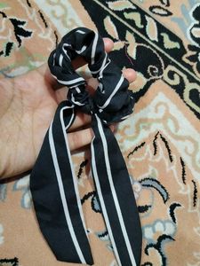 Striped Hair Tie Scarf (pack of 2)