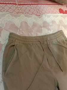 Khaki Joggers Stretchable