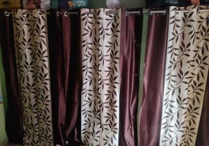Leaf Print  Curtains