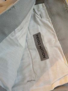 Beige Casual Pants