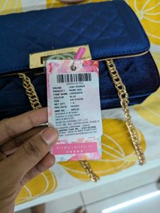 Lino Perros Blue Handbag