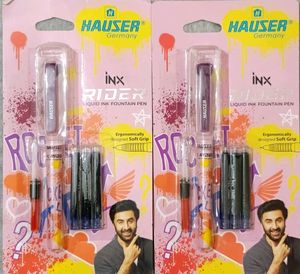 Hauser INX Rider Fountain Pen pack of 2