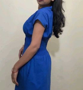 New Fresh Button-Down Shirt Dress