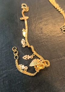 Gold-tone Floral Bracelet