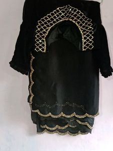 Saree With Stitching Padded Blouse