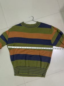 Striped Knit Sweater