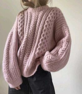 Oversize Mauve Sweater