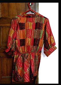 Colorful Kimono Style Top