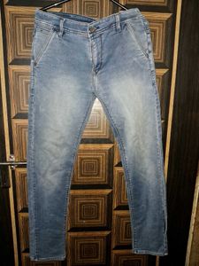 Men Finished Blue Jean
