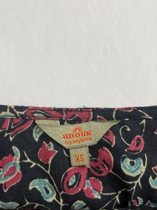 Anouk Floral Print Short Kurti – Size XS-S