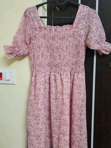 Georgette Pink Dress