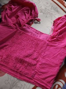 Pink Blouse Top