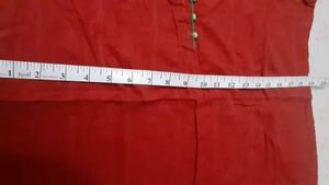 Ethnic Short Tunic Top - Red For Jean&#39;s Clearance