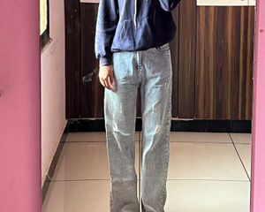 Ripped Light Wash Denim Jeans