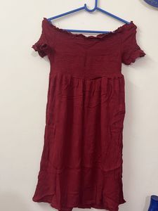 Off Shoulder Flowy Dress