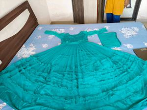 sea green gown