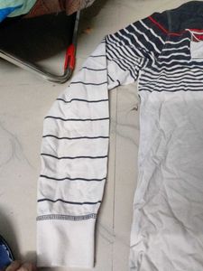 Nike Striped Long Sleeve Top