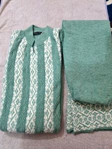 New Woolen Kurta plazo Set