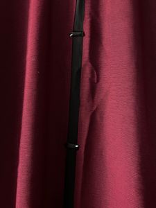 Red And black abaya