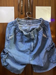 Pair Of 2 Denim Shorts