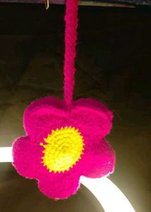Crochet Daisy Flower Pouch Bag