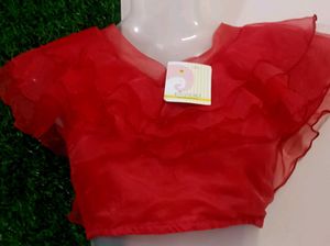 Red Ruffle Top