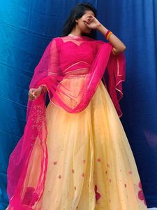 Organza Lehanga