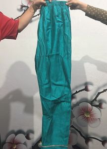 Teal Embroidered Kurti