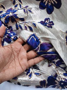 Floral Brocade Short A-Line Dress