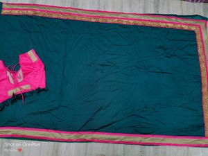 Elegant Green Saree