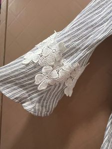 Striped Button-Down Dress